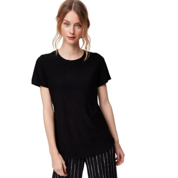 Aritzia Womens Large Wilfred Capucine Jacquard Knit Tshirt - Picture 1 of 12
